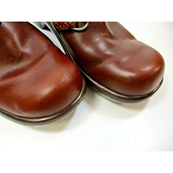 Ariat Womens Size 8 B Brown Leather Horsebit Clog Mule Slip On Shoes 93628 - Picture 5 of 10